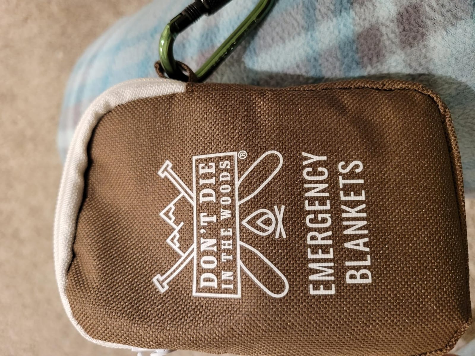 Don’t Die in The Woods – Freakin’ Huge Emergency Blankets [Orange] customer photo 1