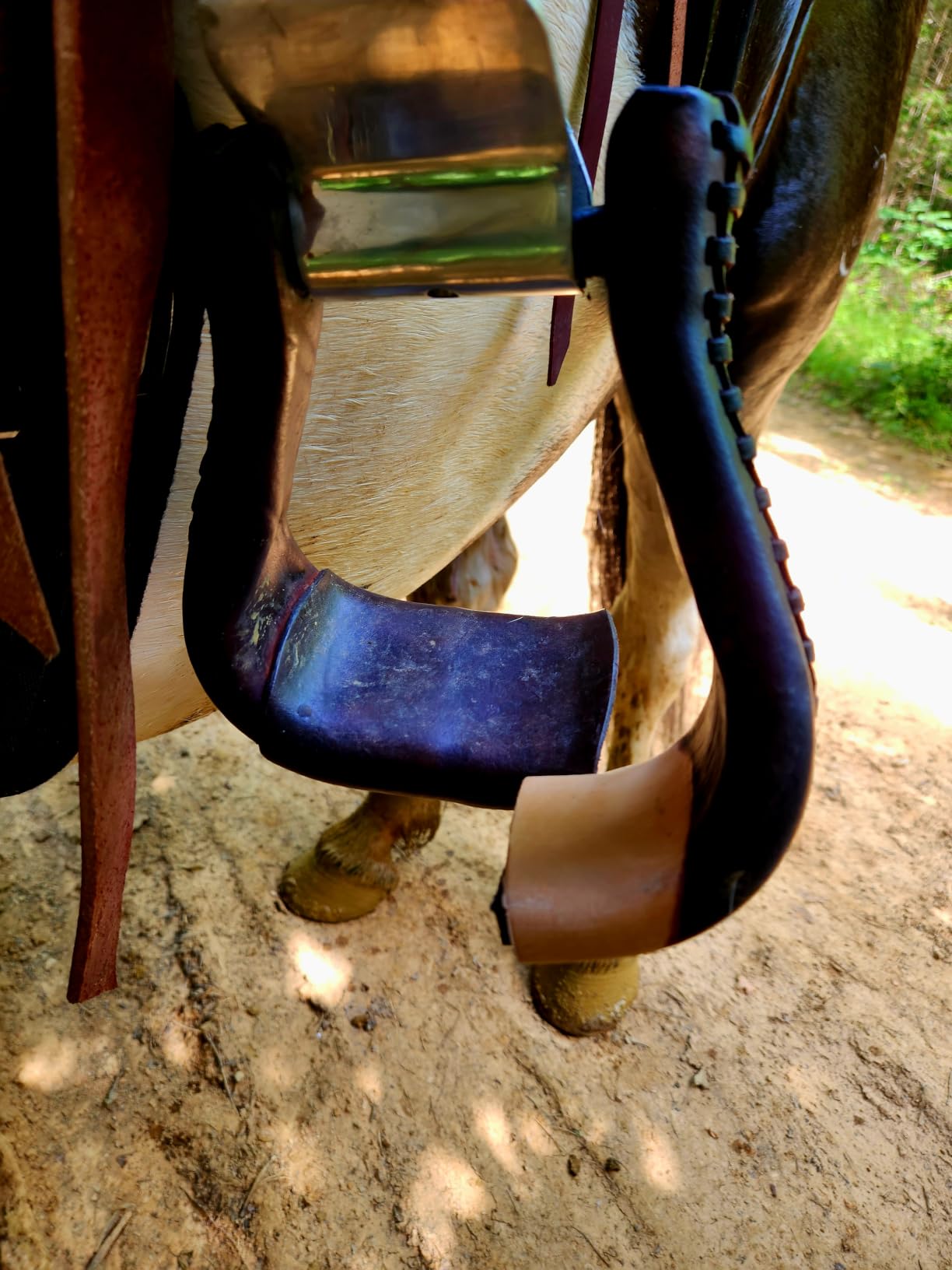 HILASON Western Horse Draft Trail Pleasure American Leather Saddle Brown customer photo 1
