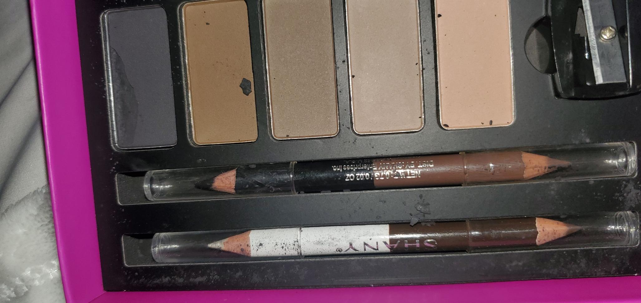 SHANY Brow Chicka Brow Eyebrow Set - 17 Piece Eyebrow Makeup Kit with Brow Powder, Brow Gel, Dual Ended Pencils, Stencils, Scissors, and Tweezers - All Hair Colors customer photo 2