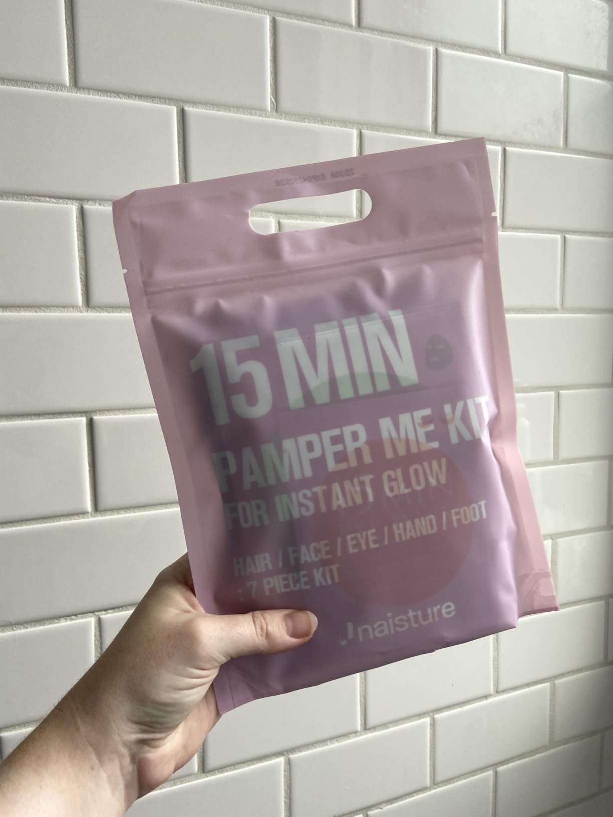 Naisture 15 Min Pamper Me Kit Korean Spa Skincare Gift Set for Women-Head to Toe with Hair, Face, Eye, Hand, & Foot Masks (7 pcs) customer photo 1