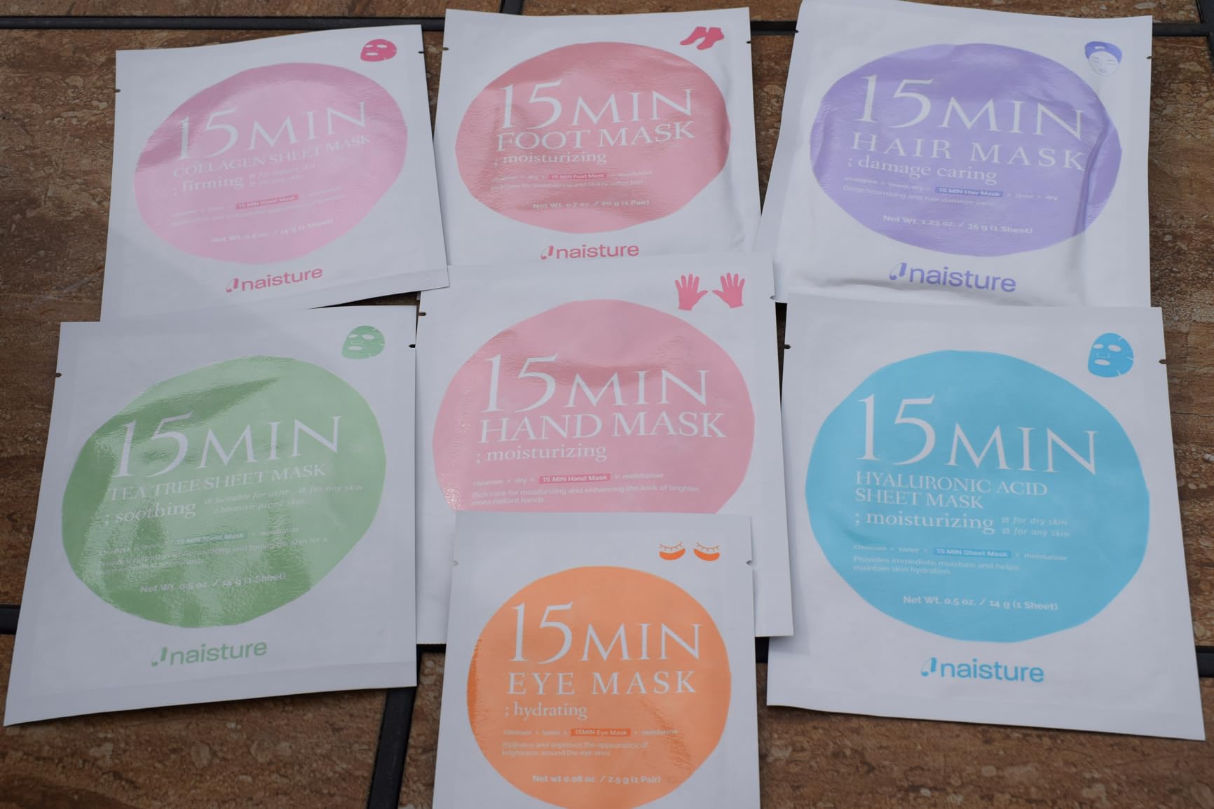 Naisture 15 Min Pamper Me Kit Korean Spa Skincare Gift Set for Women-Head to Toe with Hair, Face, Eye, Hand, & Foot Masks (7 pcs) customer photo 2
