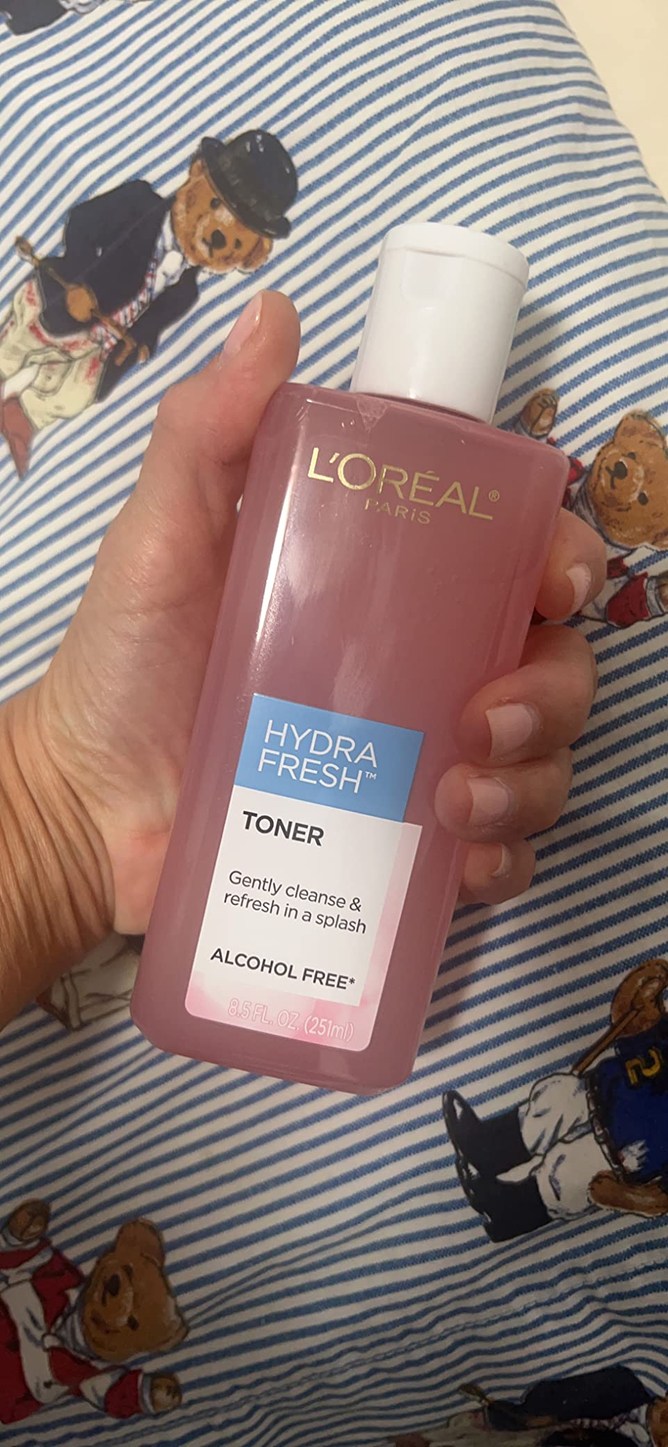 L'Oreal Paris Skincare HydraFresh Toner Face Toner with Pro-Vitamin B5 for a Smoother, Brighter Complexion, 2 Count customer photo 1