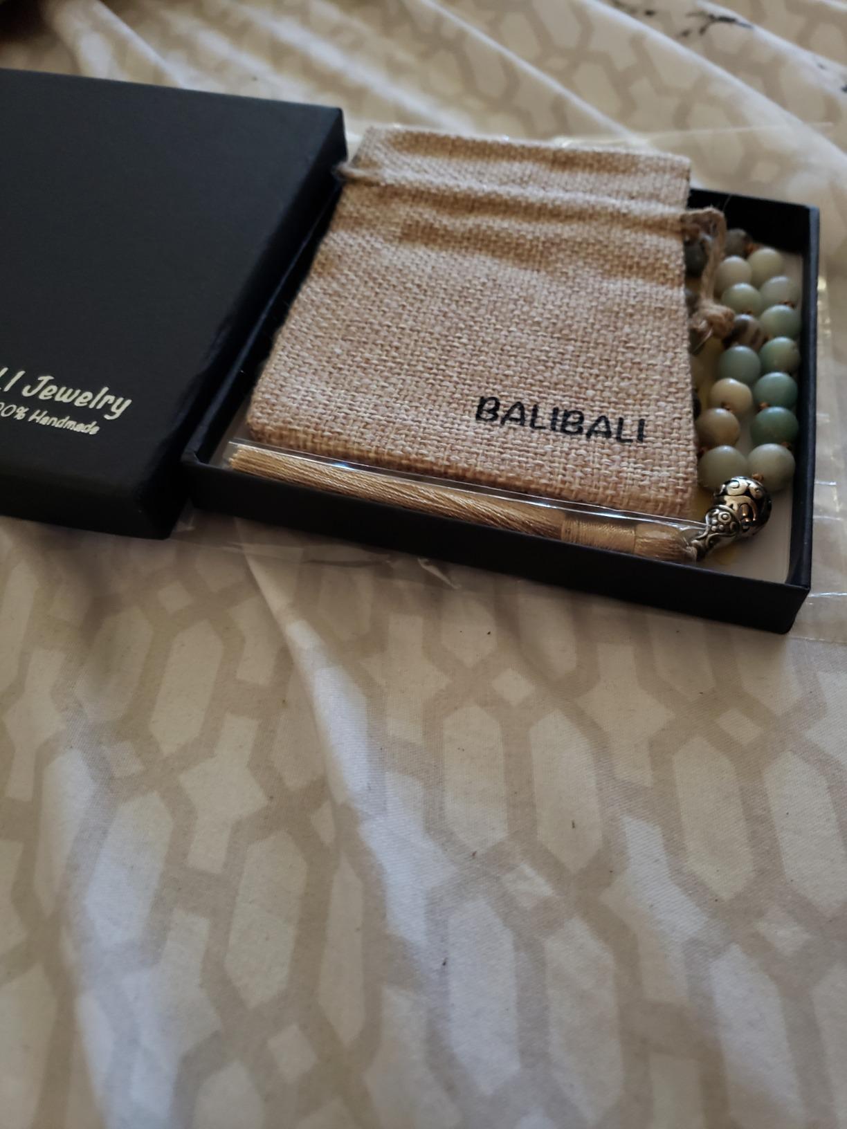 108 Mala Beads Semi-Precious Gem Stones Meditation Necklace customer photo 1