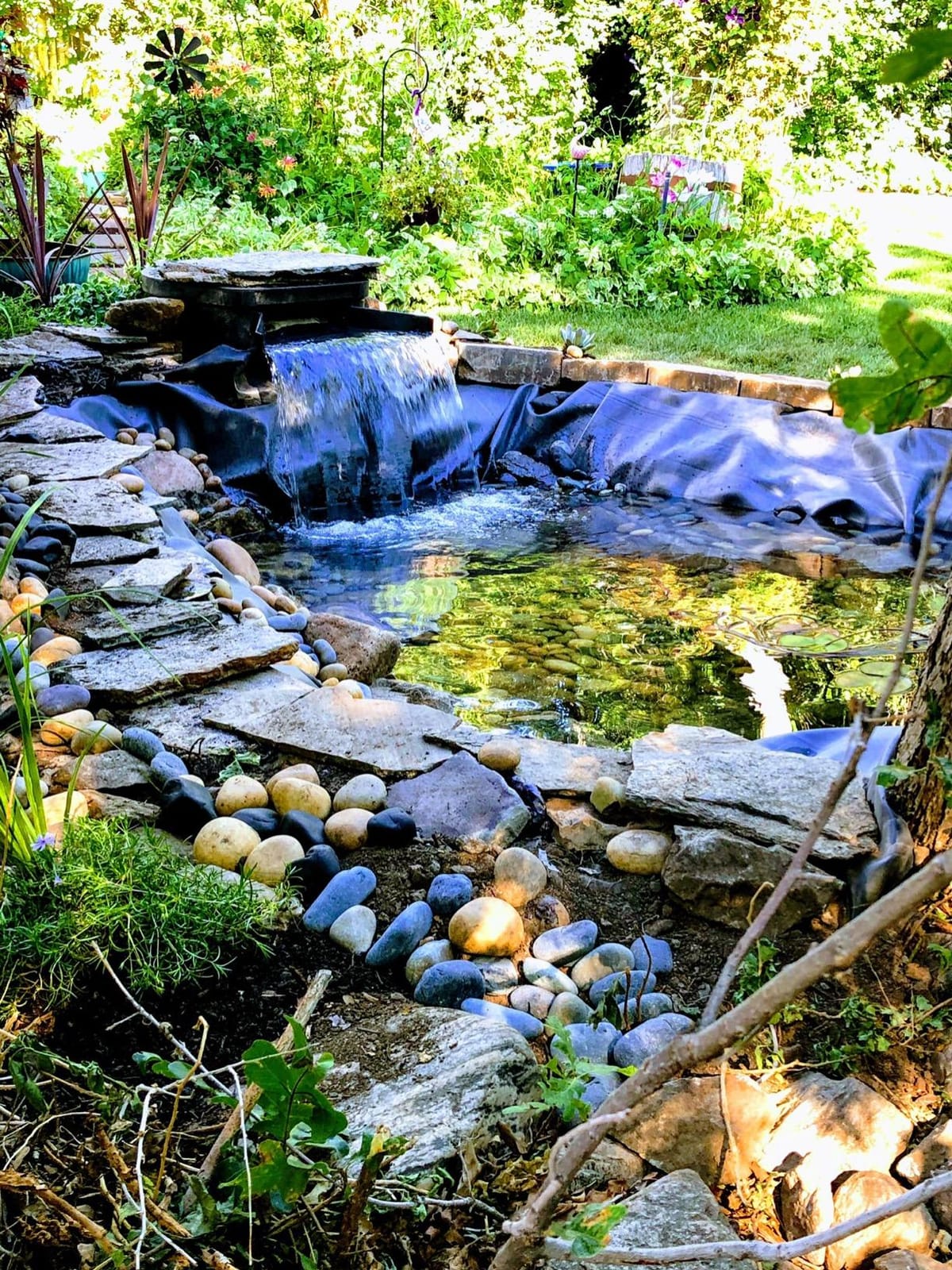 HALF OFF PONDS Complete Pro 5200 GPH Pond Kit 20 x 25 Ft EPDM Liner customer photo 2