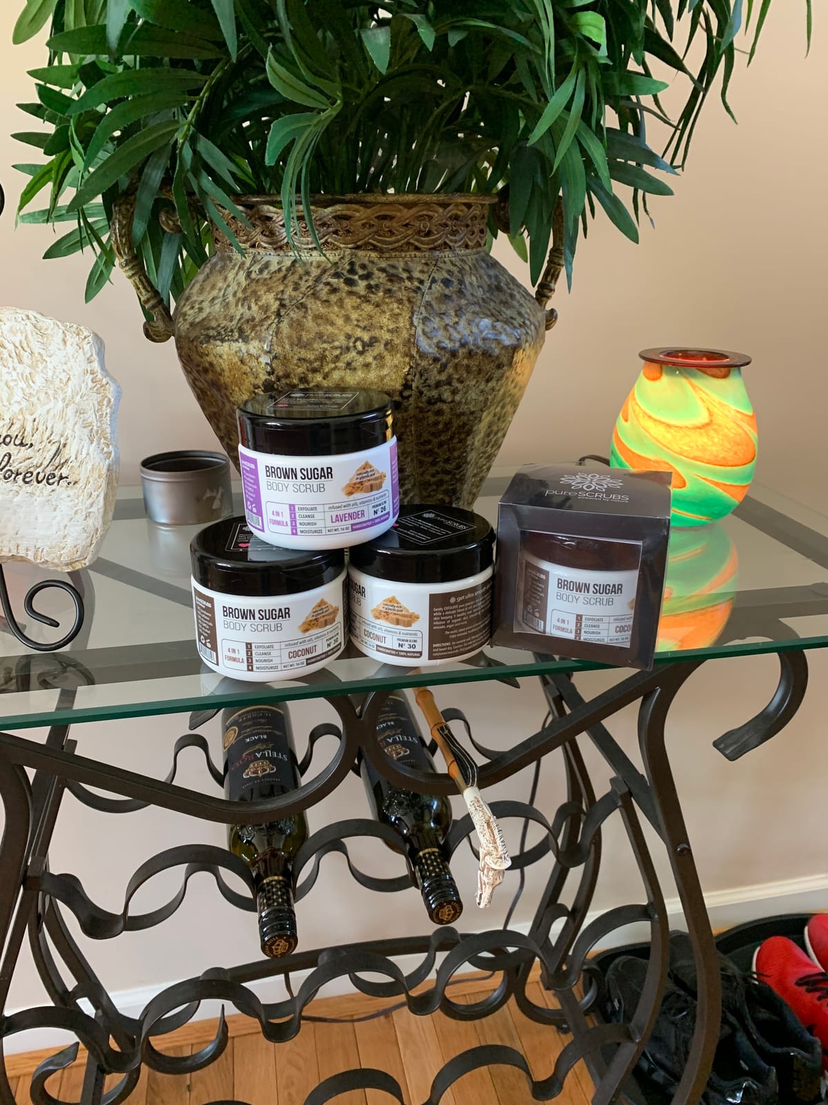 pureSCRUBS Premium Coconut Brown Sugar Scrub, Exfoliating Body Scrub Set customer photo 1