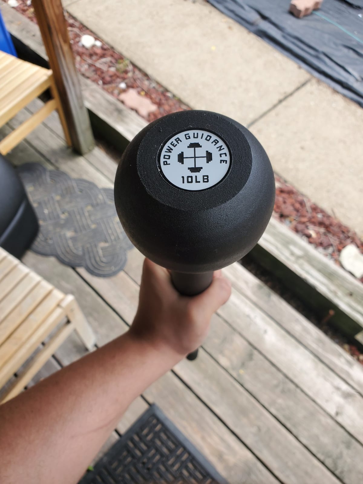 POWER GUIDANCE Steel Mace Macebell Cast Iron Training Full Body Workout, Shoulder, Core Strength, Muscles, Joints (7lb to 25lb) customer photo 2