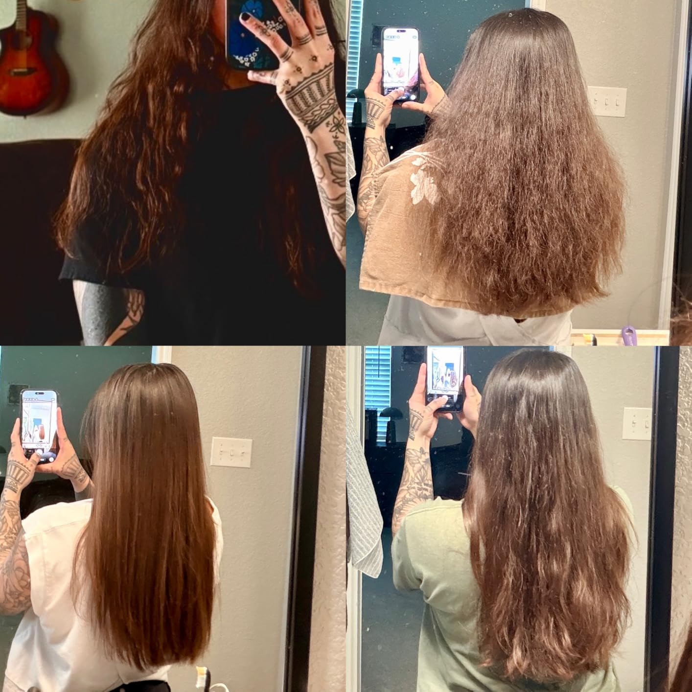 Kativa Brazilian Straightening Kit, 12 Weeks of Home Use Professional Straightening, with Organic Argan Oil, Shea Butter, Keratin & Amino Acids, for Straighter, Softer and Shinier Hair, All Hair Types – Pack of 2 customer photo 2