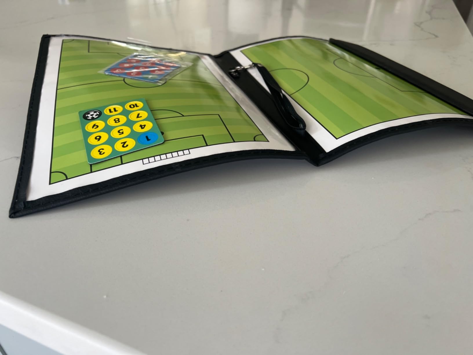 Foldable Magnetic Soccer Coaching Board, Soccer Tactics Strategy Board customer photo 1