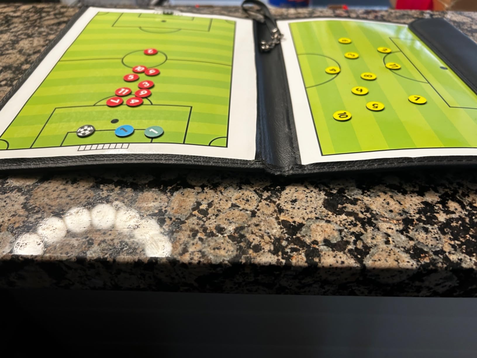Foldable Magnetic Soccer Coaching Board, Soccer Tactics Strategy Board customer photo 2