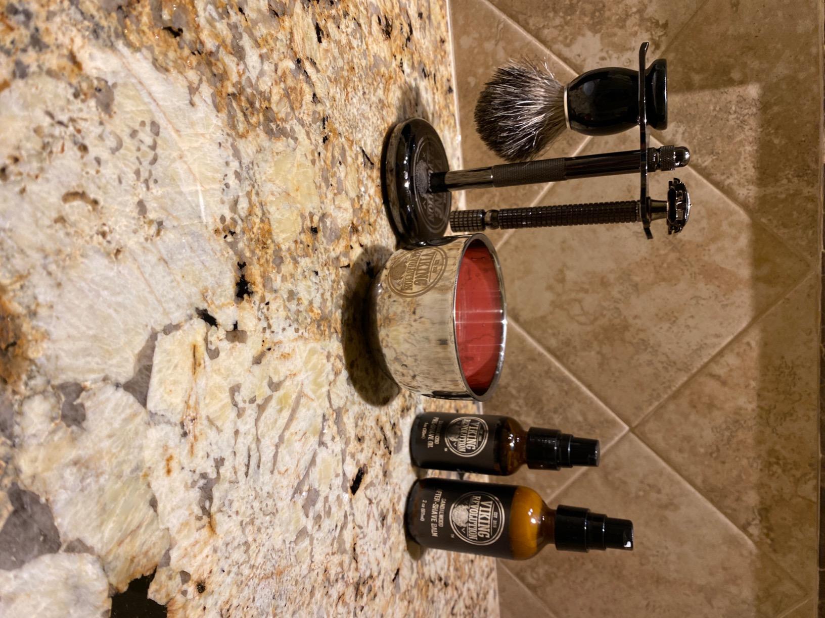 Viking Revolution Luxury Safety Razor Shaving Kit - 6 Piece Set customer photo 2