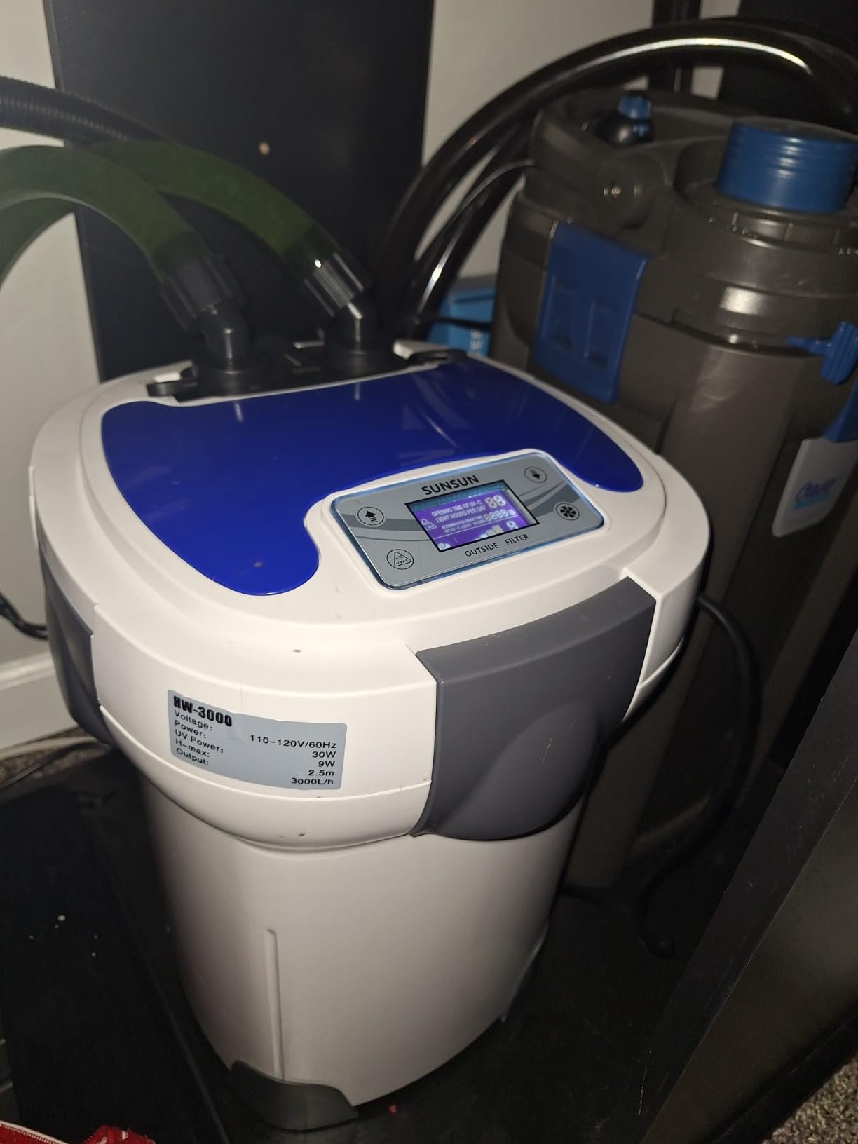 SunSun HW-3000 UV 9W 5-Stage External Canister Filter w/Media, 793gph, White, HW-3000 PRO customer photo 2