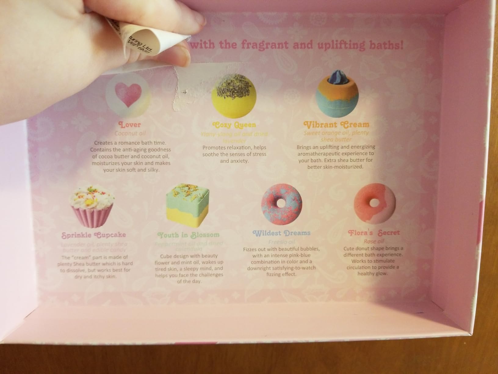 Bath Bombs, 7 Natural Bath Bomb Gift Set, Bubble Bathbombs for Women Kids customer photo 2