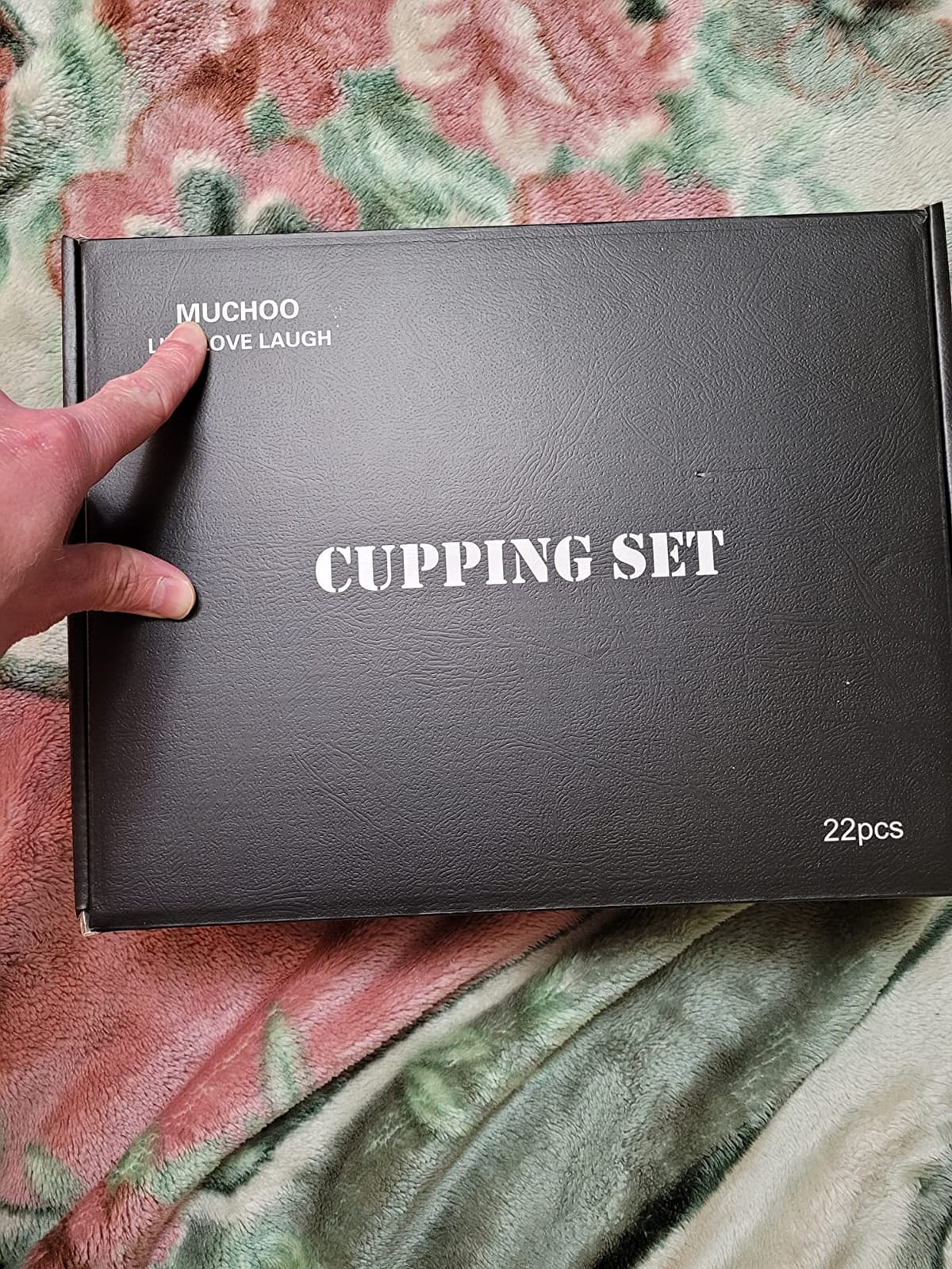 MUCHOO Cupping Set Professional Chinese Acupoint Cupping Therapy Sets Portable, Suction Hijama Cupping Set with Vacuum Magnetic Pump Cellulite Cupping Massage Kit 22-Cup customer photo 2