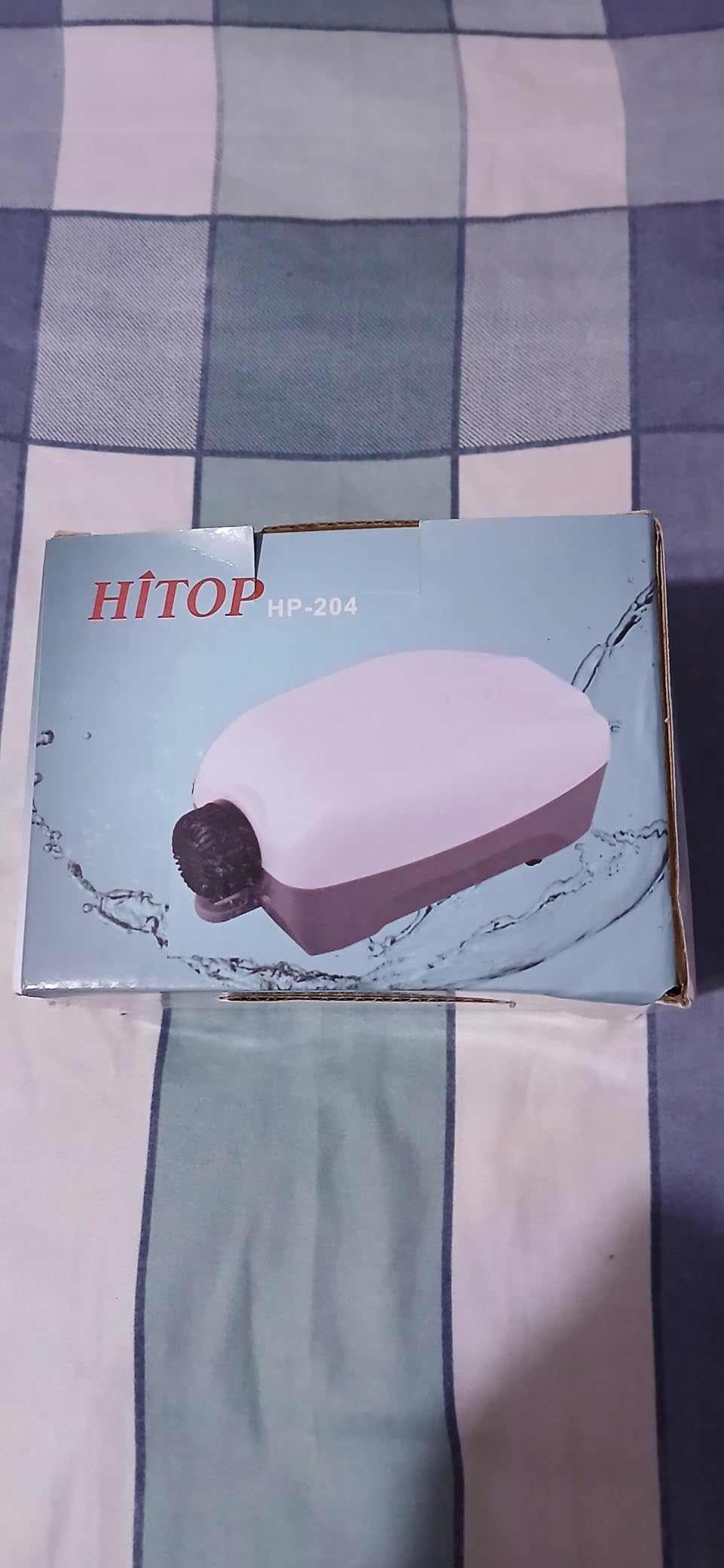 HITOP Dual Outlet Aquarium Electric Air Pump, Whisper Adjustable Fish Tank Aerator, Quiet Oxygen Pump with Accessories for 10 to 100 Gallon customer photo 2