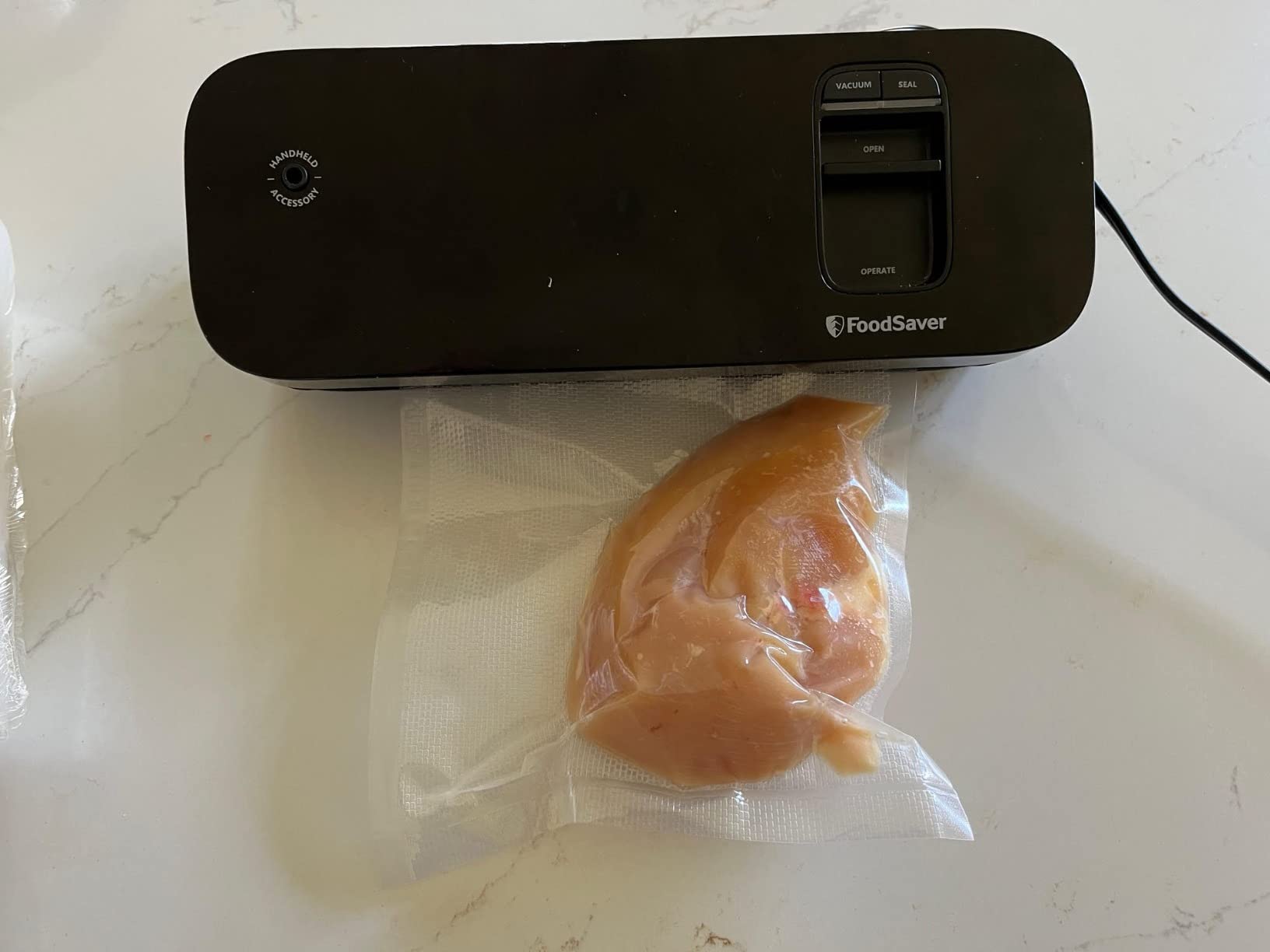 Wevac Vacuum Sealer Bags for Food 8x50 2 Rolls, Fit Food Saver Machines customer photo 2