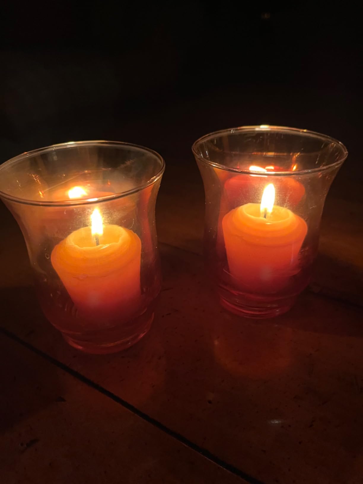 100% Pure Beeswax Votive Candles - USA-Sourced Handmade Votives for Home, Christmas, and Advent, Smokeless Unscented 12 Candle Set with Natural Honey Aroma, 1.96 x 1.77 Inches, by BeeTheLight customer photo 1