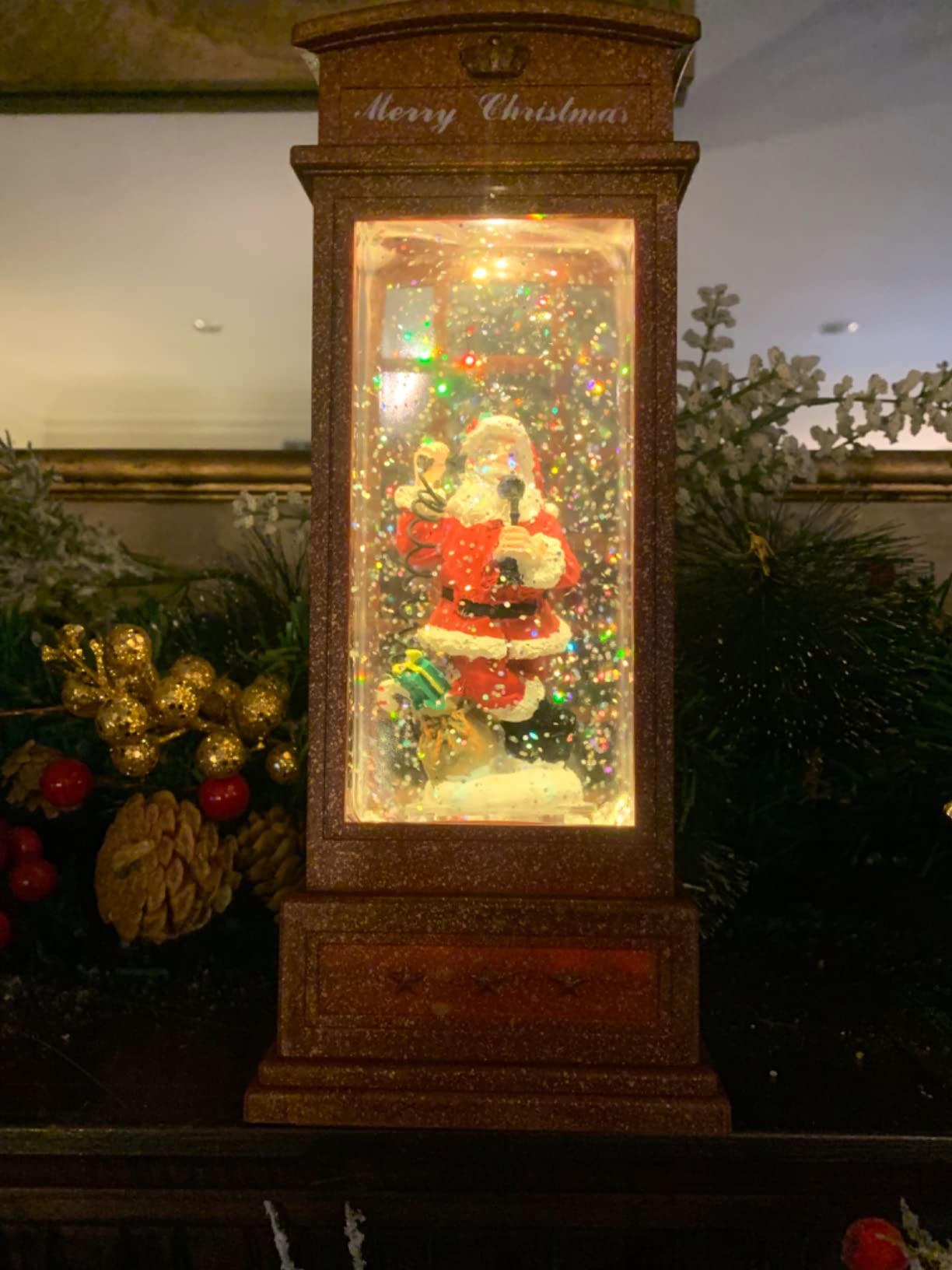 Wondise Lighted Angel Christmas Snow Globes Musical Lantern with Timer customer photo 2