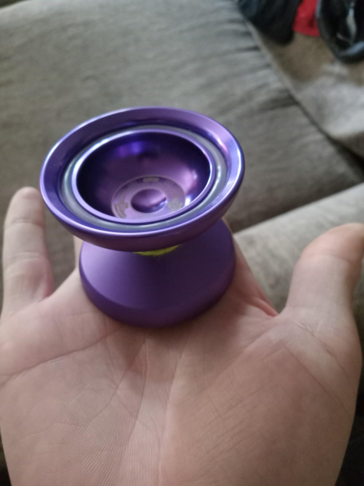 Duncan Toys Windrunner Aluminum Unresponsive Yo-Yo, Blue | Expert-Level 6061 Aluminum, Double Rim, Concave Bearing, SG Response, 66.5g, For Fingerspins and Combos customer photo 2