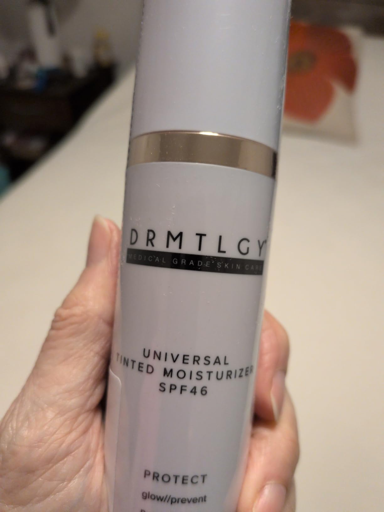 DRMTLGY Universal Tinted Moisturizer SPF 46, Dewy Tinted Sunscreen customer photo 2