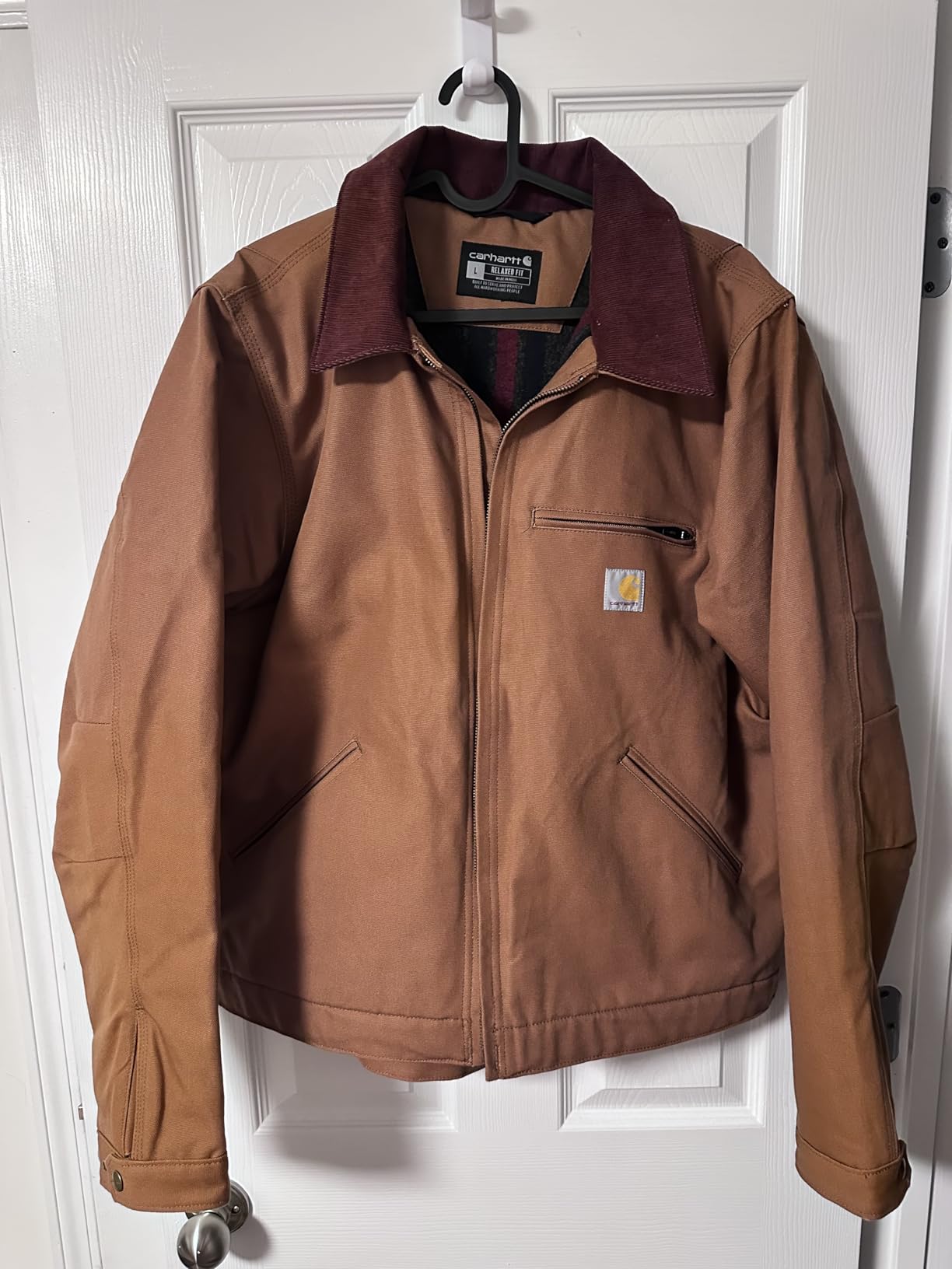 Carhartt Men's Iconic J01 Duck Detroit Jacket customer photo 2