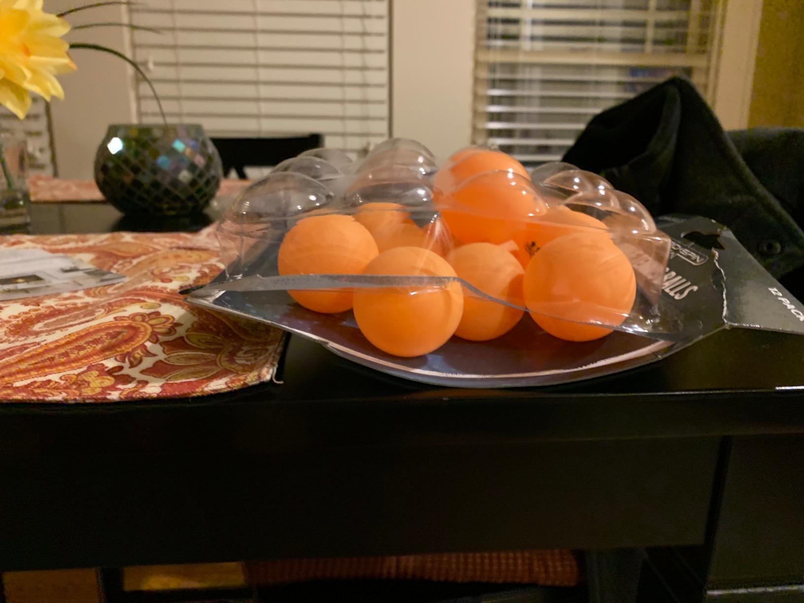 PRO-SPIN Ping Pong Balls - 3-Star Premium Orange Table Tennis Balls | High-Performance 40+ ABS Professional Quality | Ultimate Durability for Indoor & Outdoor Ping Pong Tables customer photo 1