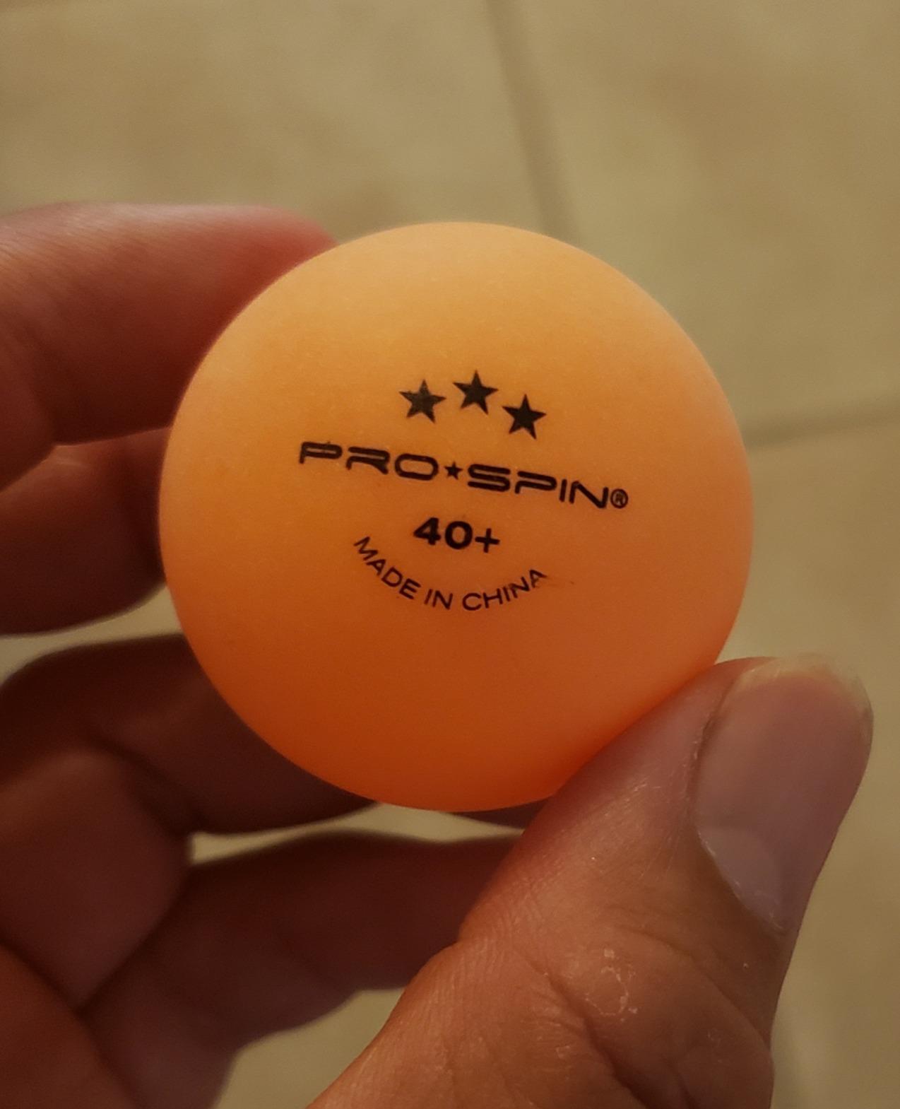 PRO-SPIN Ping Pong Balls - 3-Star Premium Orange Table Tennis Balls | High-Performance 40+ ABS Professional Quality | Ultimate Durability for Indoor & Outdoor Ping Pong Tables customer photo 2