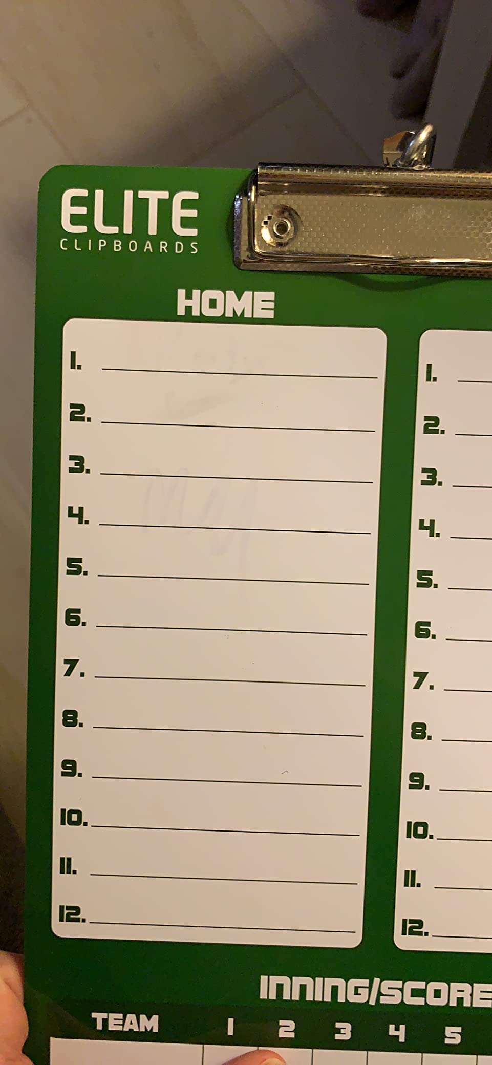 Dry Erase Coaches Clipboards | Basketball, Baseball, Soccer, Football, Hockey, Volleyball, Lacrosse customer photo 1