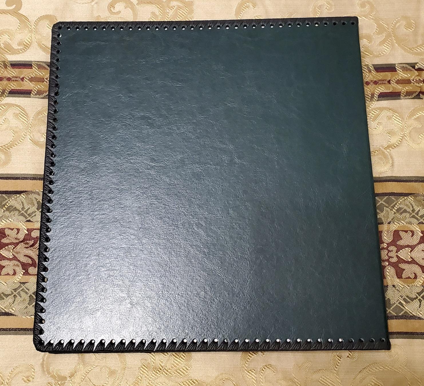 Photo Album Self Adhesive Pages, Large Magnetic Self-Stick Picture Album with Leather Vintage Inspired Cover, DIY Albums Holds 3X5, 4X6, 5X7, 6X8, 8X10 10X12 Photos (Darkgreen 40 Pages) customer photo 1