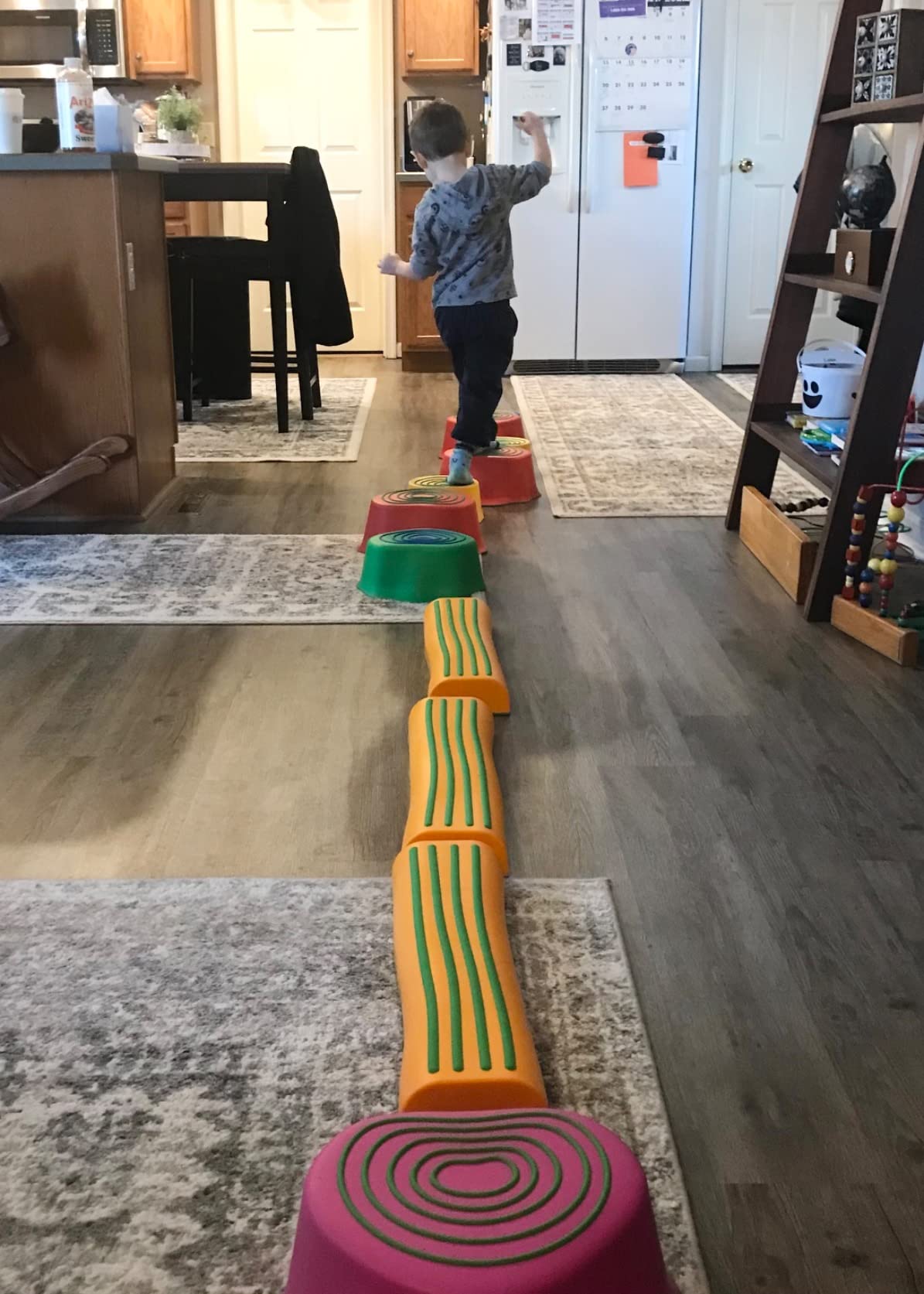 edxeducation Step-a-Trail - 6 Piece Backyard Obstacle Course for Kids - Indoor and Outdoor - Build Coordination and Confidence - Physical and Sensory Play | Indoor and Outdoor, Build Coordination and Confidence, Physical and Sensory Play customer photo 2