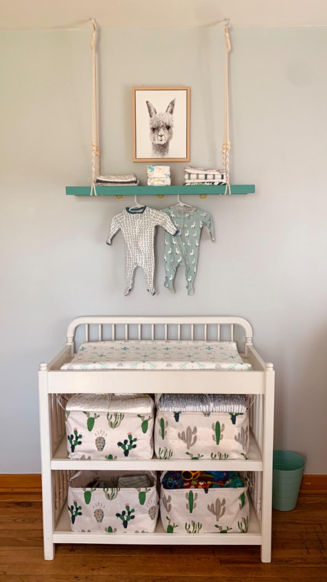 Rectangular Cow Storage Bin Nursery Hamper customer photo 1