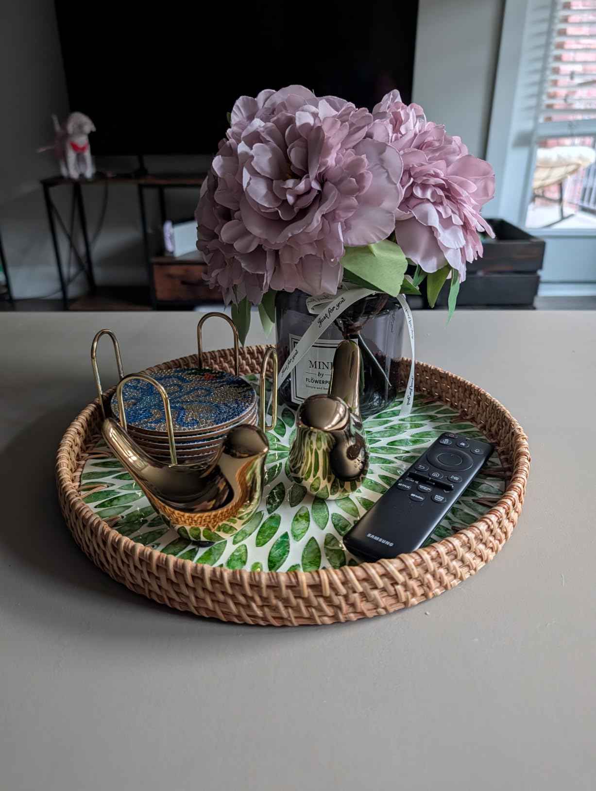 FANTESTICRYAN Small Birds Statues Home Decor, Modern Style, Gold, M&L customer photo 1