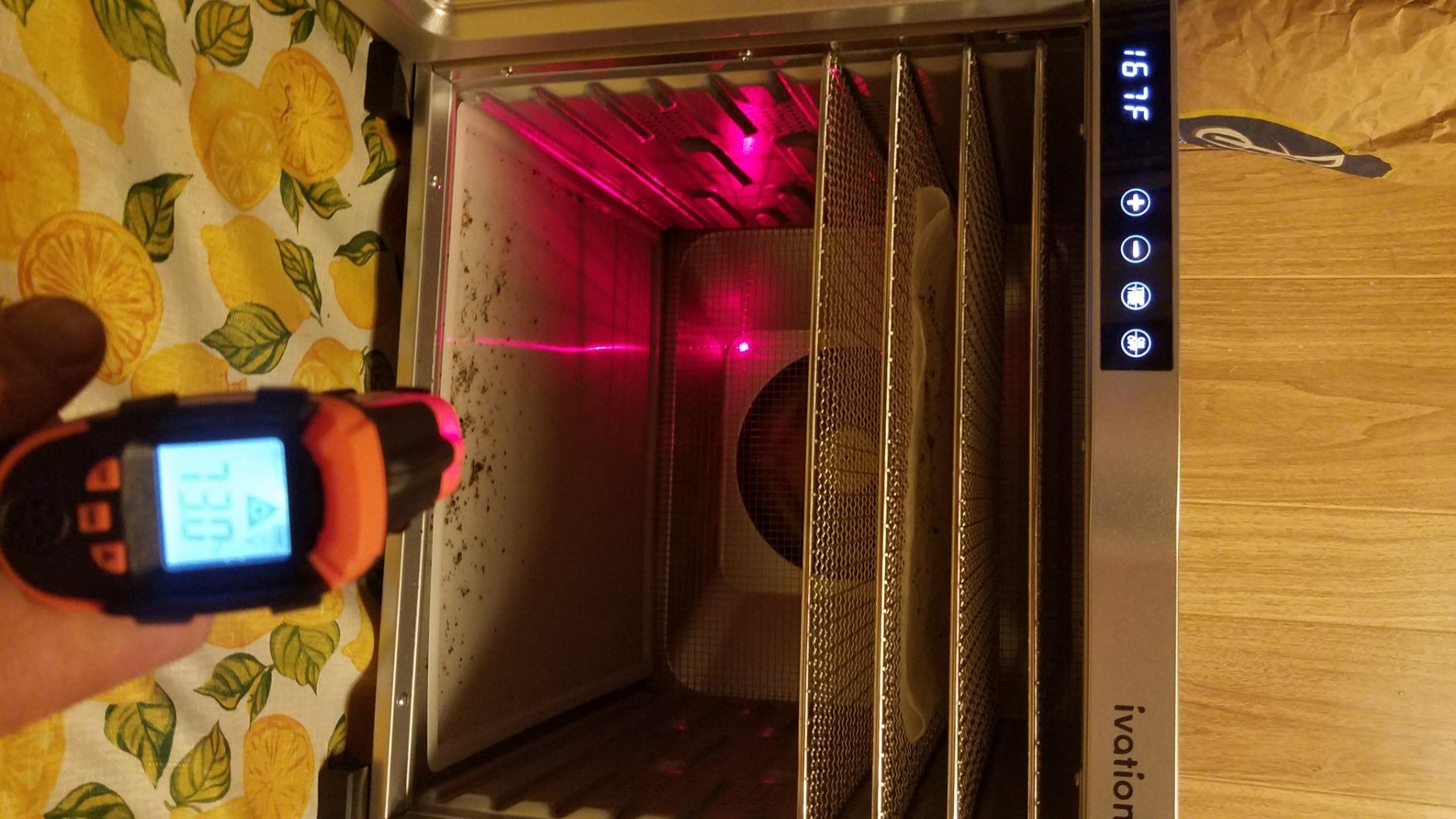 Ivation 10 Tray Food Dehydrator, 1000W, Stainless Steel customer photo 2