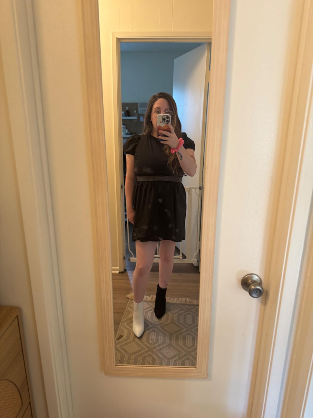 DREAM PAIRS Women's Chunky Heel Ankle Booties customer photo 1
