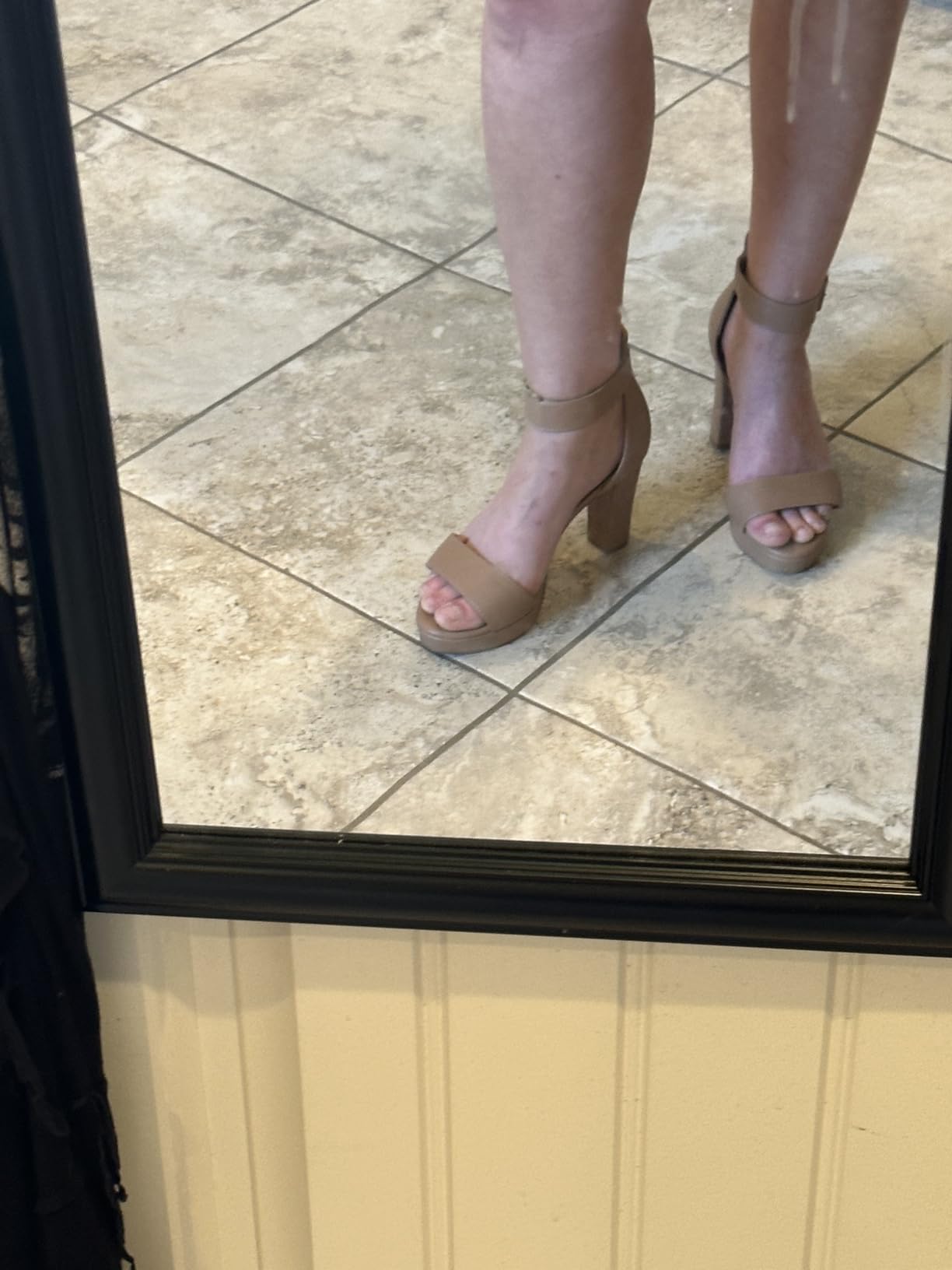 IDIFU Women's IN4 Platform Chunky High Heels customer photo 2