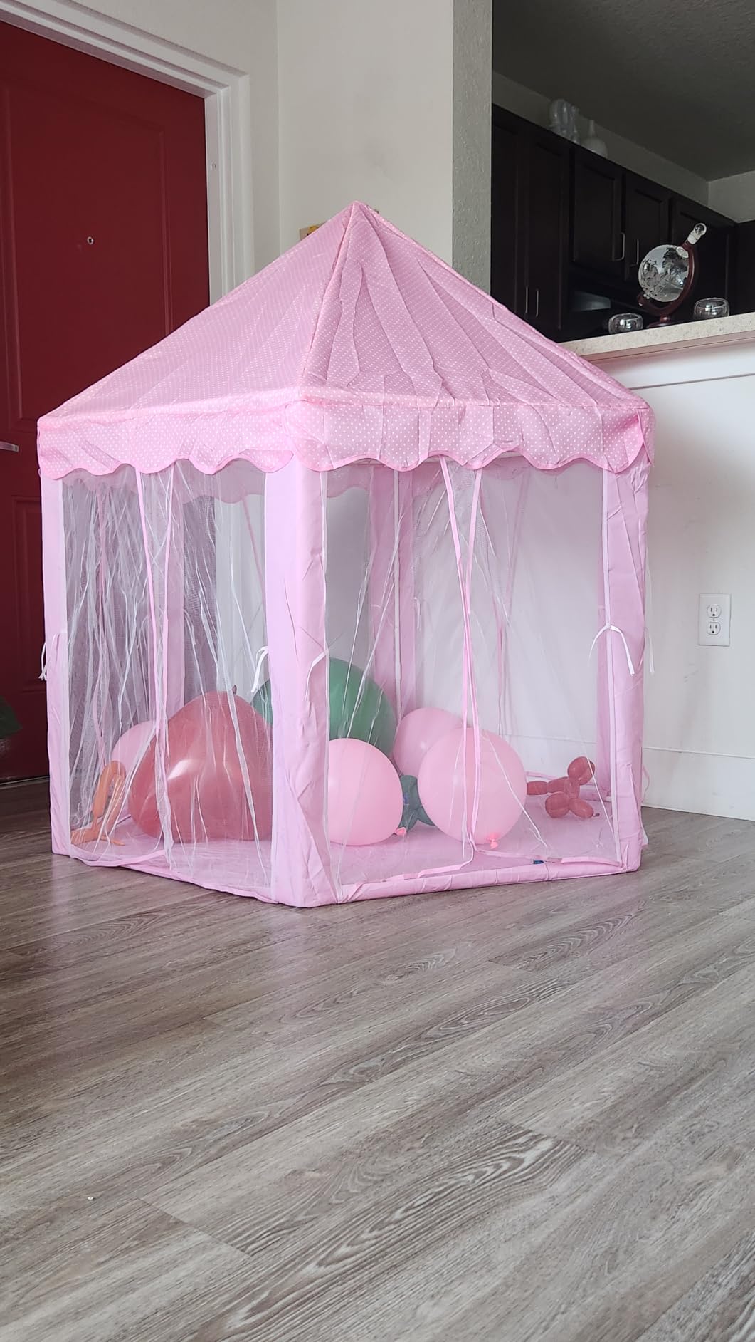 ORIAN Princess Tent for Girls, Kids Pink Play Tent, Ages 2–7, 55