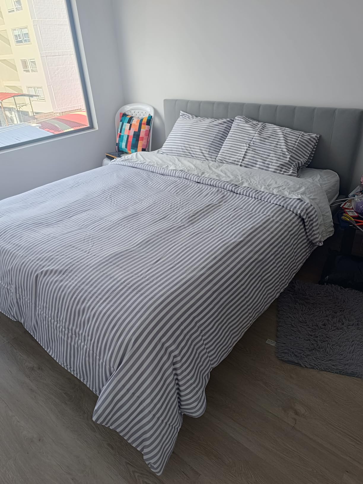 ACCURATEX Duvet Insert Queen, 400GSM Down Alternative Comforter,90x90 customer photo 1