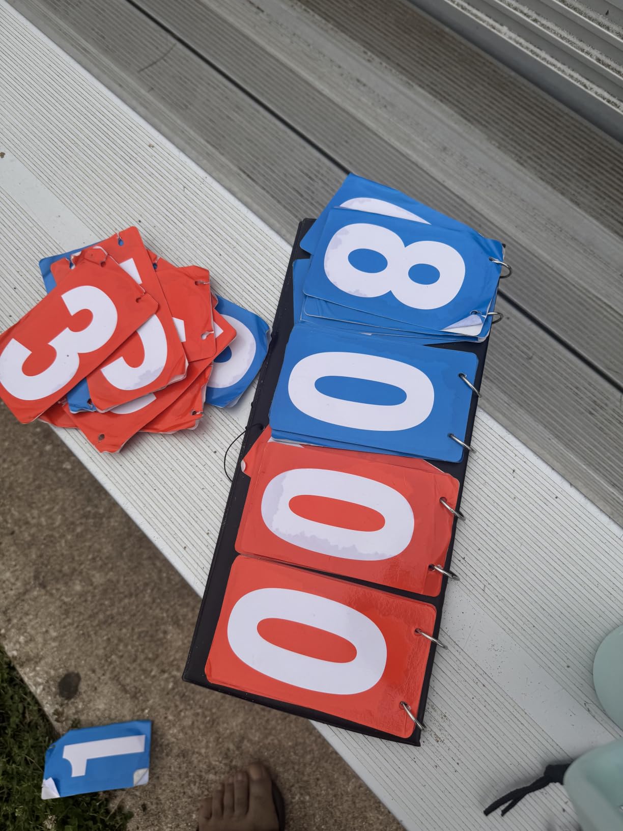 HRLORKC Scoreboard Score Keeper Score Flipper for Basketball Tennis Sports customer photo 1