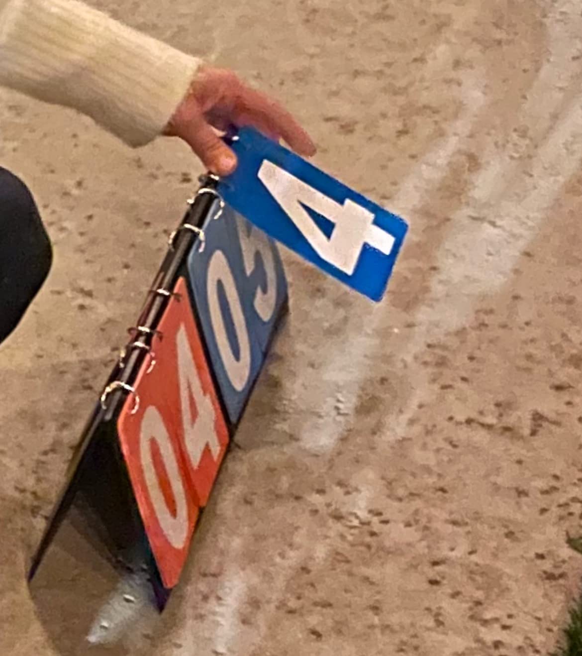 HRLORKC Scoreboard Score Keeper Score Flipper for Basketball Tennis Sports customer photo 2