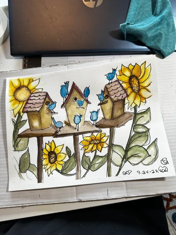 DANIEL SMITH Watercolor, 5ml tubes, Jean Haines Master Artist Set 10 Watercolor Tubes (total 10 pieces) 285610223, 0.17 Fl Oz (Pack of 10) customer photo 1
