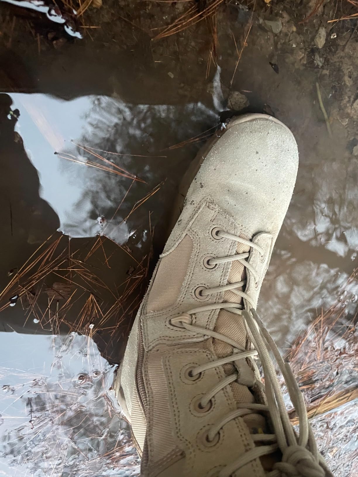 NORTIV 8 Men's Military Tactical Work Boots Hiking Side Zip customer photo 1