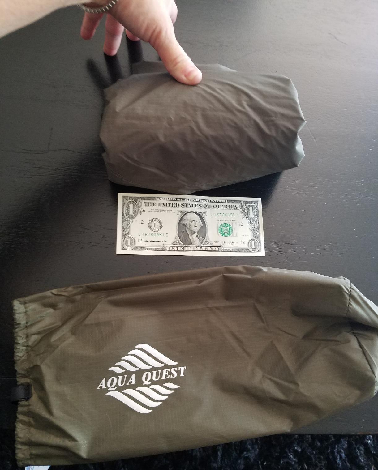 AquaQuest Guide Tarp – Ultralight Waterproof (5,000 mm) Seam-Taped 40D Ripstop Rain Fly for Backpacking, Stealth Camping & Thru-Hiking customer photo 2