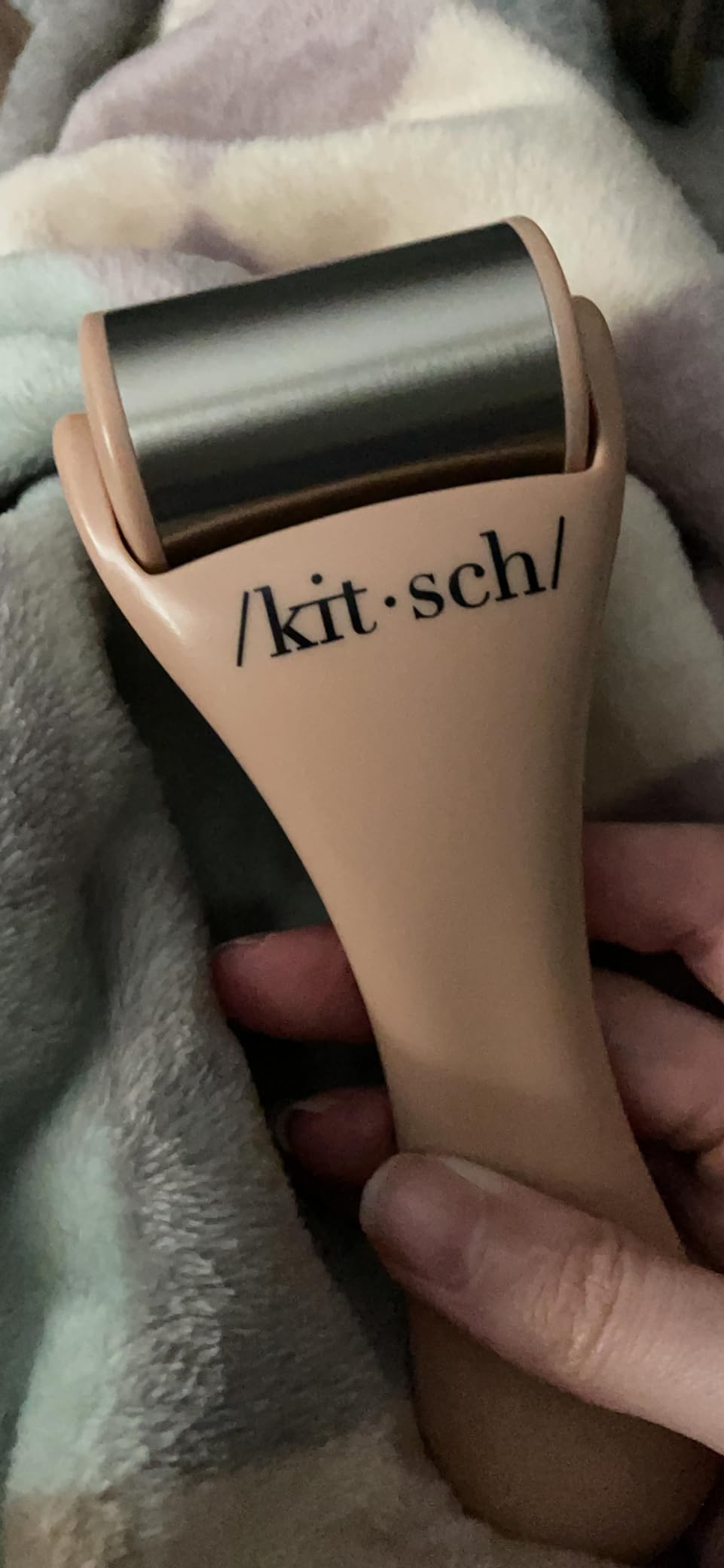 Kitsch Ice Roller for Face - Cooling Face Rollers for Women & Men - Pink | Stainless Steel Ice Face Roller to Reduce Puffiness, Redness & Headaches customer photo 2