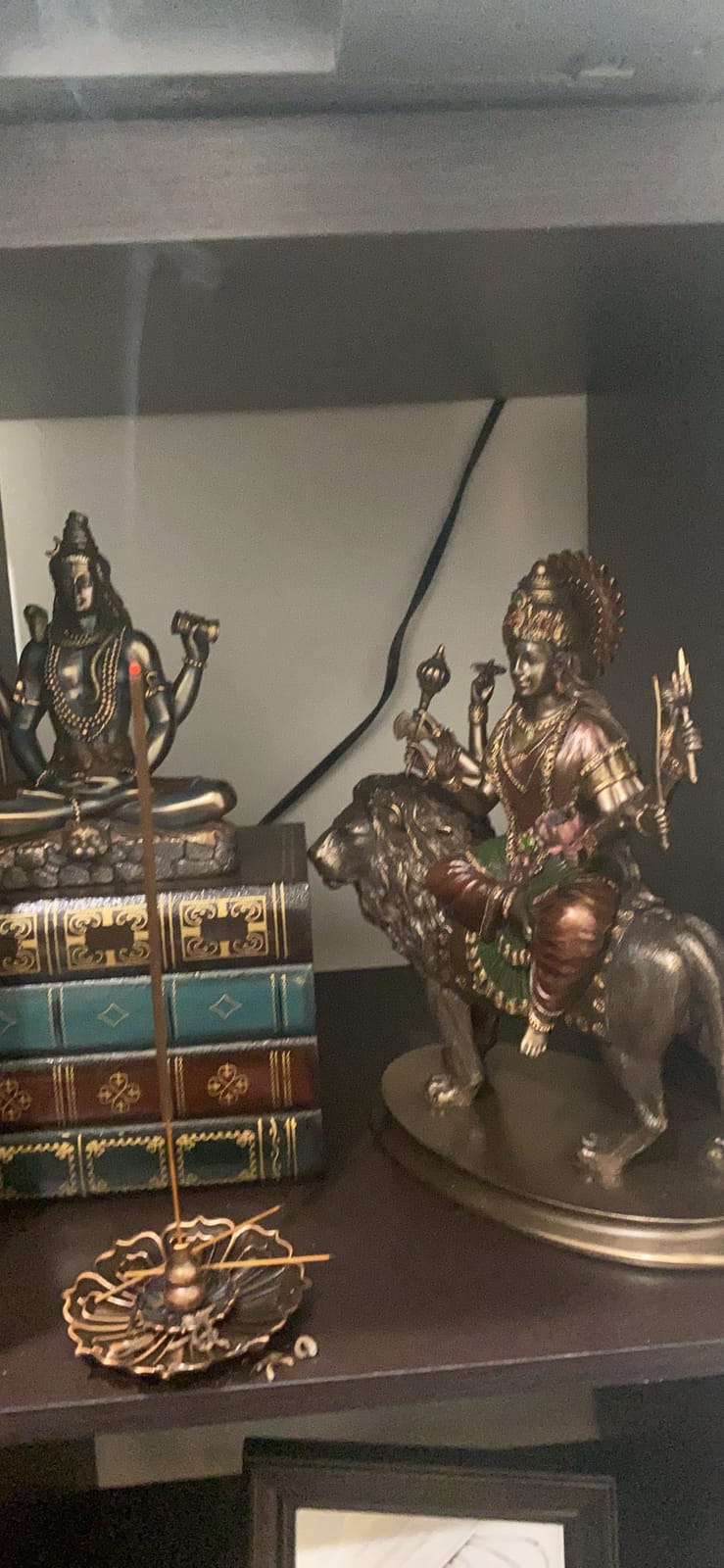 Veronese Design Lord Shiva Statue 6.25 Inch - Hindu God Meditation Figurine in Lotus Pose - Cold Cast Bronze Finish Resin Sculpture - Spiritual Home Decor & Religious Gift for Collectors customer photo 1