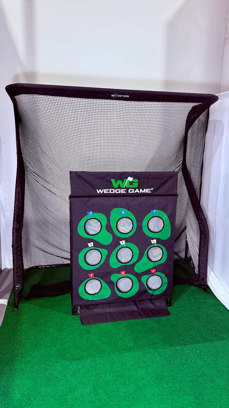 The Net Return Home/Pro Series Golf Net, Multi-Sport, 7x7 ft – 8x7.5 ft, Auto Ball Return, Portable for Indoor/Outdoor customer photo 2