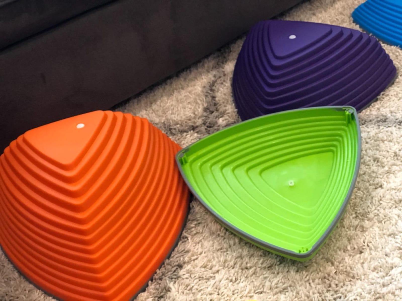 Special Supplies Stepping Stones for Kids Indoor and Outdoor Balance Blocks Promote Coordination, Balance, Strength Child Safe Rubber, Non-Slip Edging customer photo 1