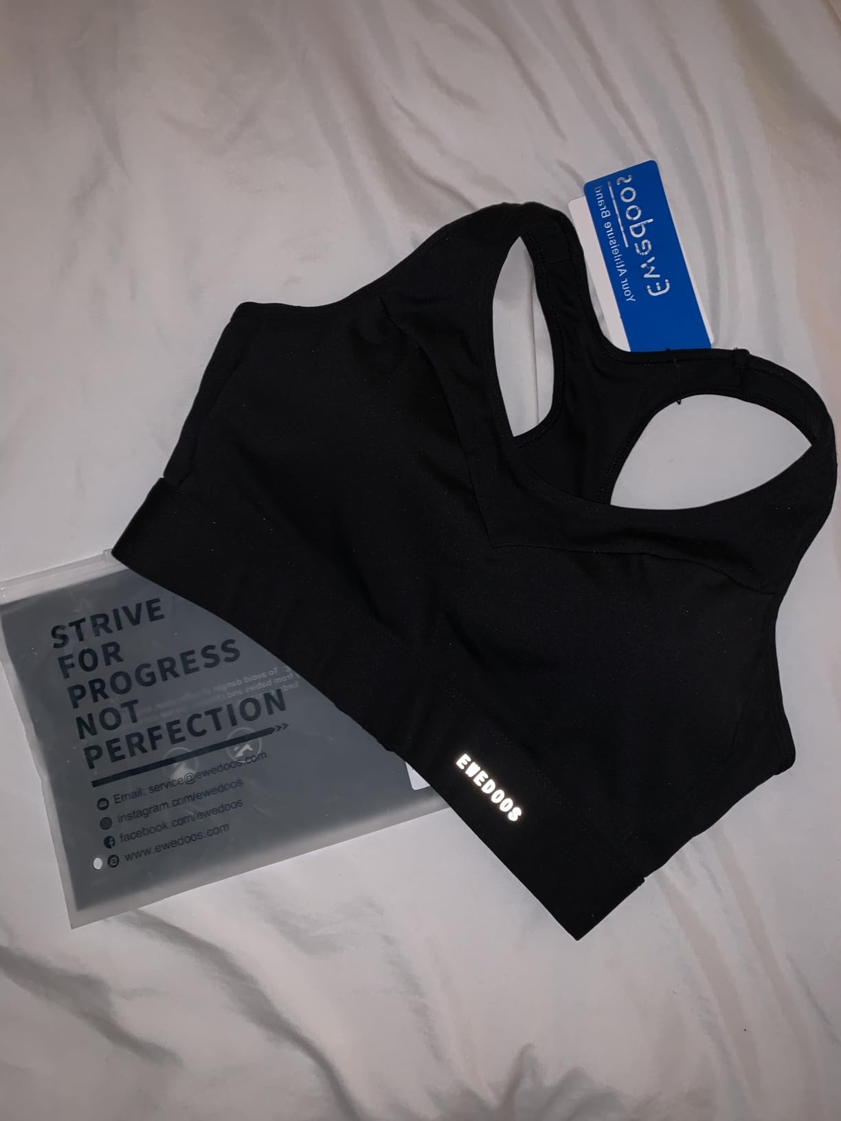 Ewedoos High Impact Sports Bras for Women High Support Workout Sports Bra customer photo 2