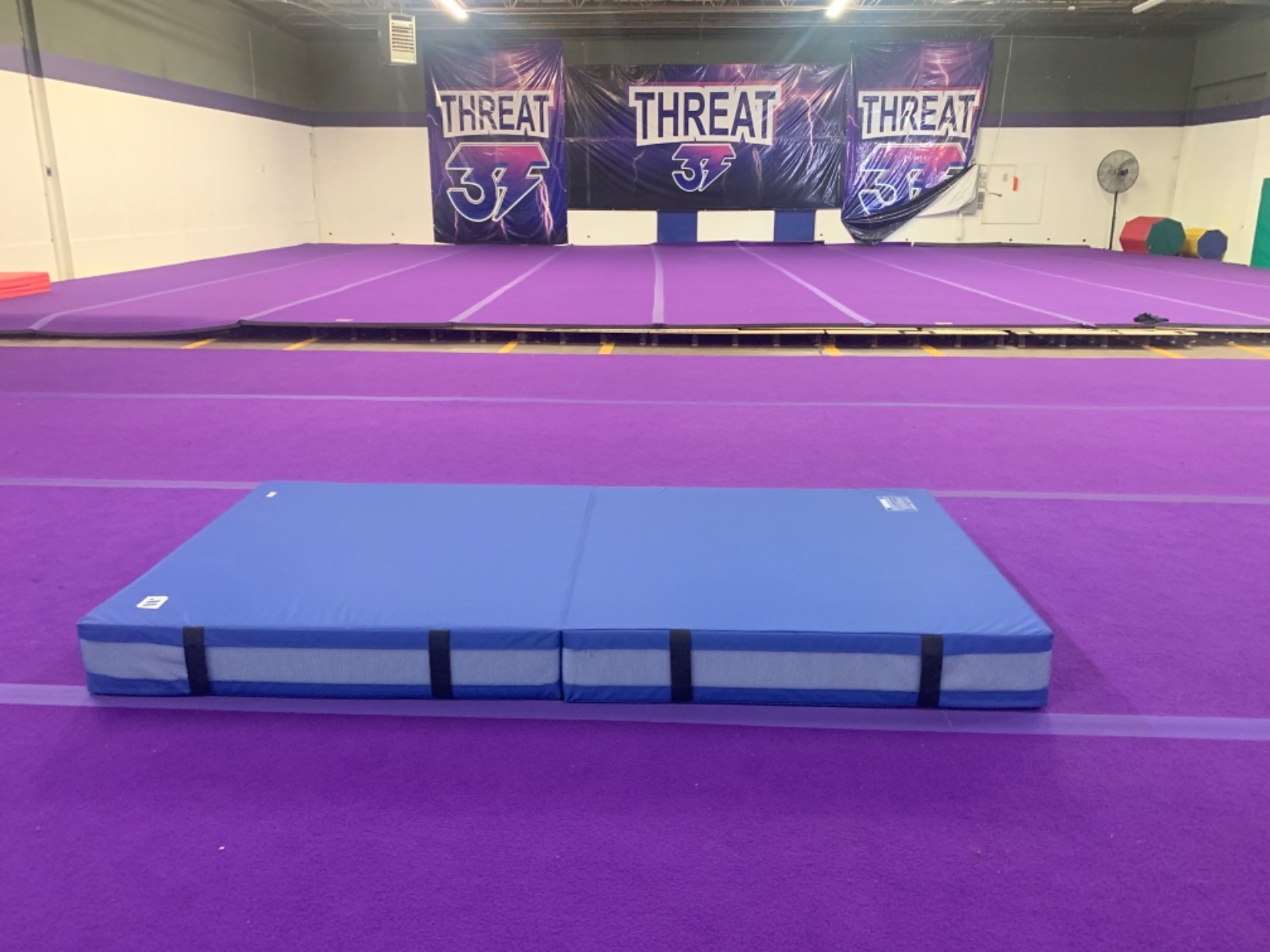 We Sell Mats Bifolding Gymnastics Crash Landing Mat Pad, Safety for Tumbling, Back Handspring Training and Cheerleading customer photo 2