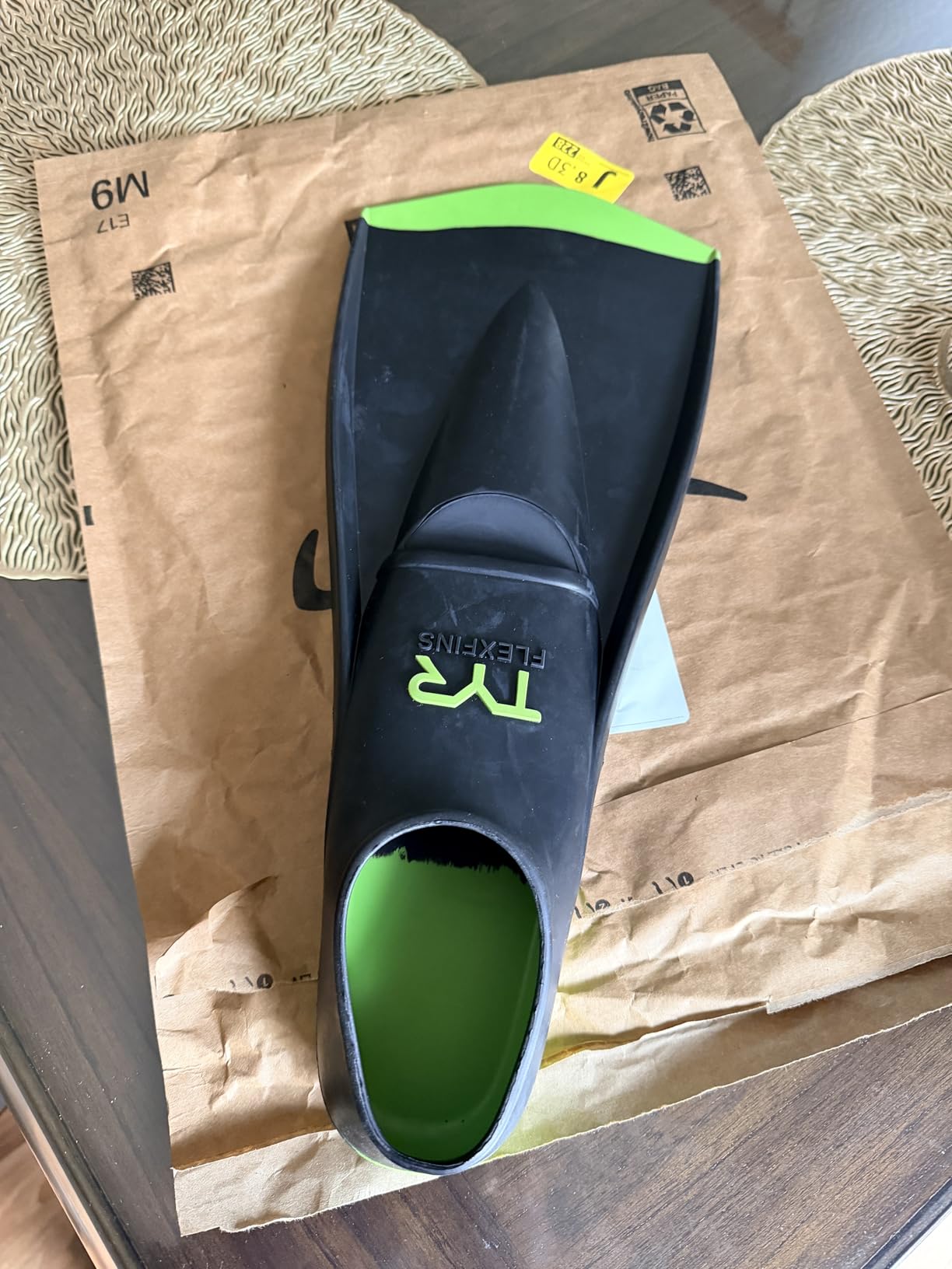 TYR Flexfins 2.0 - Unisex Natural Rubber Fins for Swim Training customer photo 2