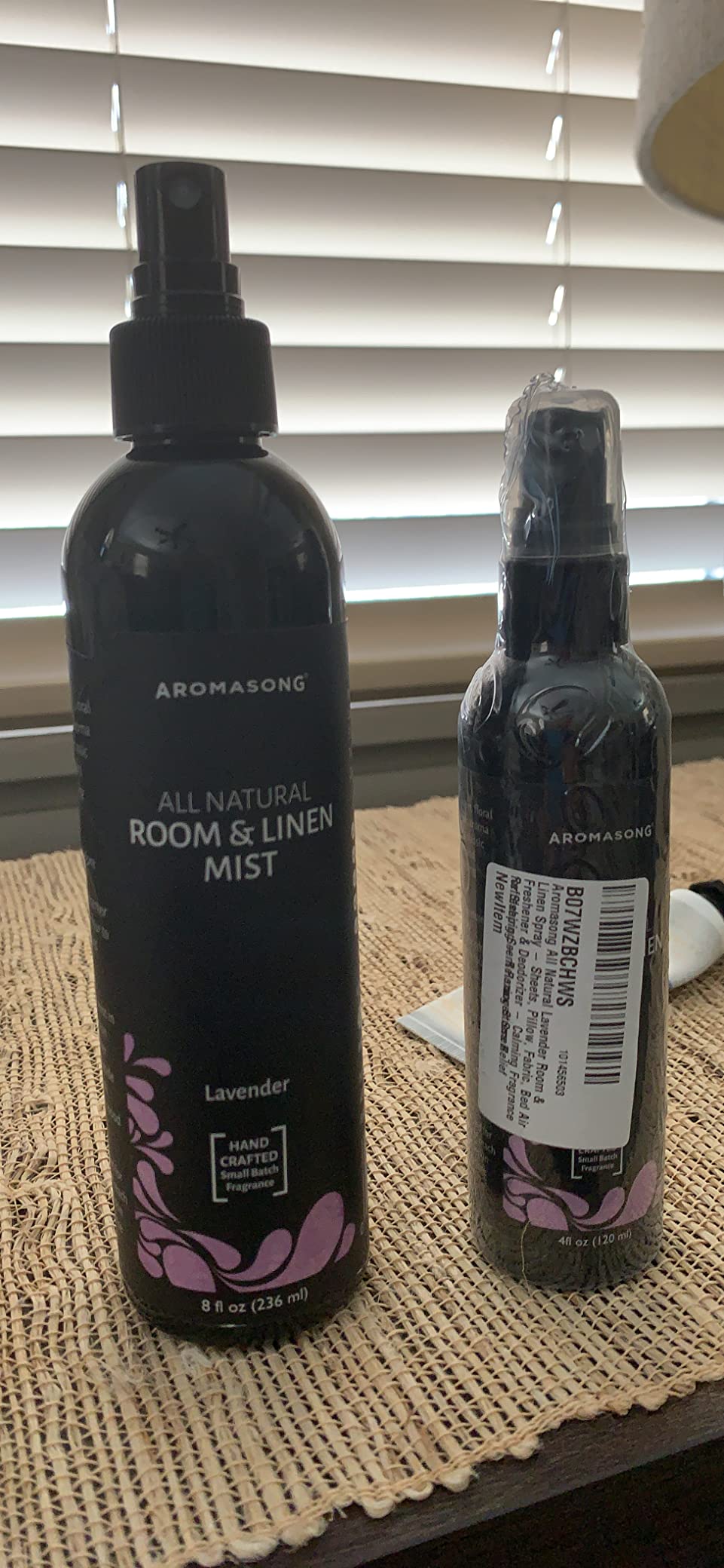 Aromasong All Natural Lavender Spray for sleep - Room & Linen Spray for Pillows and Sheets - Lavender Bed Spray Home Air Freshener & Deodorizer - Calming Essential Oil Spray for Sleeping customer photo 1