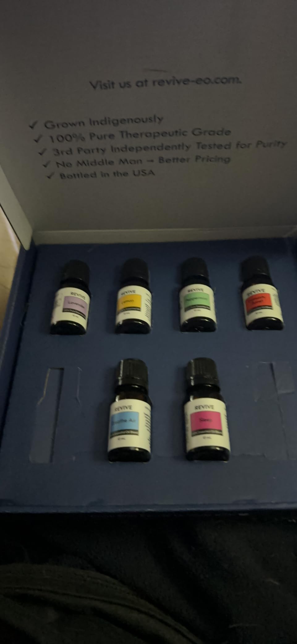Starter Kit by Revive Essential Oils - 100% Pure Therapeutic Grade, for Diffuser, Humidifier, Massage, Aromatherapy, Skin & Hair Care customer photo 1